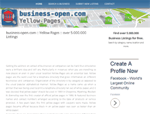 Tablet Screenshot of business-open.com